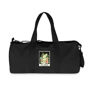 Bachelor Party Mojito Cocktail Bartender - Recycled Canvas Sports Bag by Stanley/Stella - black - Front
