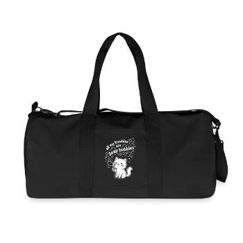 All My Troubles Are Soap Bubbles - Recycled Canvas Sports Bag by Stanley/Stella - black - Front