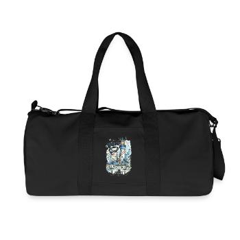 Anchor Your Soul – Lighthouse Watercolor - Recycled Canvas Sports Bag by Stanley/Stella - black - Front