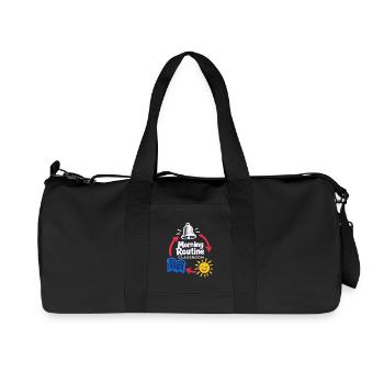Routine du matin : Enseignant de classe de retour à l’école - Sac de sport en toile recyclée Stanley/Stella - noir - Devant