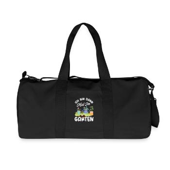 Ich Bin Dann Im Garten - Recycelte Canvas-Sporttasche von Stanley/Stella - Schwarz - Vorne