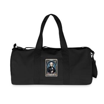 Martin Van Buren Tarotkarte - Recycelte Canvas-Sporttasche von Stanley/Stella - Schwarz - Vorne
