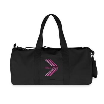 2005 Limited Edition Geburtstag Frauen Damen - Recycelte Canvas-Sporttasche von Stanley/Stella - Schwarz - Vorne