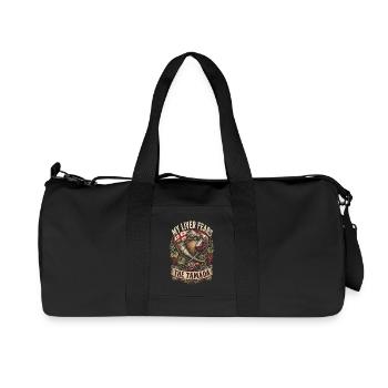 Georgien Georgier Tbilisi Sakartvelo Tamada - Recycelte Canvas-Sporttasche von Stanley/Stella - Schwarz - Vorne