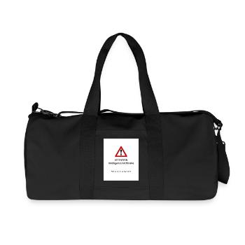 Attention : IA hallucinante - Sac de sport en toile recyclée Stanley/Stella - noir - Devant