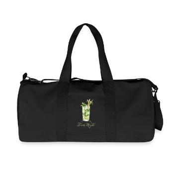 Hen Party Team Mojito Cocktail Bartender - Recycelte Canvas-Sporttasche von Stanley/Stella - Schwarz - Vorne