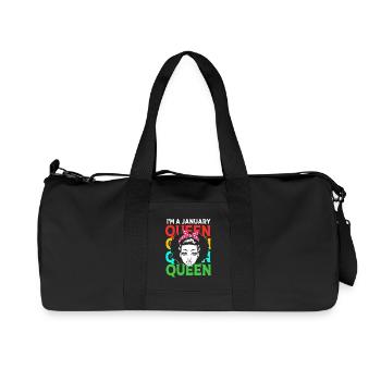 Sternzeichen Wassermann - Recycelte Canvas-Sporttasche von Stanley/Stella - Schwarz - Vorne