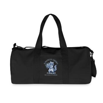 La gentillesse fait pousser les fleurs les plus fraîches - Sac de sport en toile recyclée Stanley/Stella - noir - Devant