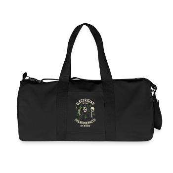 Elektriker-Nekromant - Recycelte Canvas-Sporttasche von Stanley/Stella - Schwarz - Vorne