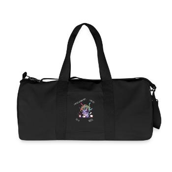 Voller Lärm – Sensorische Überlastung Katze - Recycelte Canvas-Sporttasche von Stanley/Stella - Schwarz - Vorne