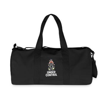 Under Control Fire Figure - Recycled Canvas Sports Bag by Stanley/Stella - black - Front