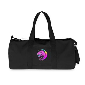 Pastell Gothic - Recycelte Canvas-Sporttasche von Stanley/Stella - Schwarz - Vorne