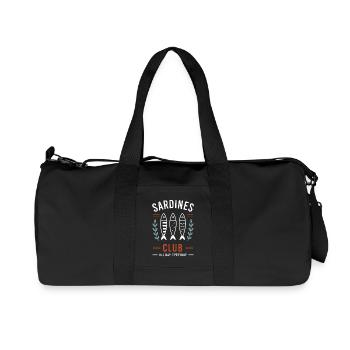 Sardines Club All Day Everyday - Sac de sport en toile recyclée Stanley/Stella - noir - Devant