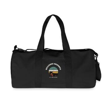 Billiards Grandpa Retro - Recycled Canvas Sports Bag by Stanley/Stella - black - Front