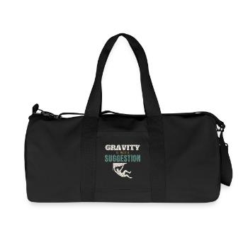 La gravité : juste une suggestion - Sac de sport en toile recyclée Stanley/Stella - noir - Devant