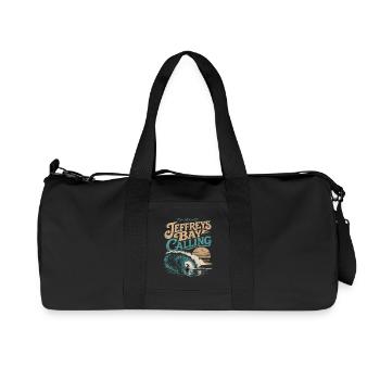 Jeffreys Bay Surfing - Recycled Canvas Sports Bag by Stanley/Stella - black - Front