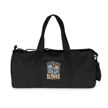 Raise Your Gloves Boxing Gloves - Recycled Canvas Sports Bag by Stanley/Stella - black - Front