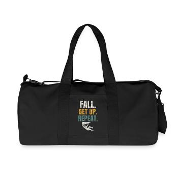 Fall Get Up Repeat - Recycled Canvas Sports Bag by Stanley/Stella - black - Front