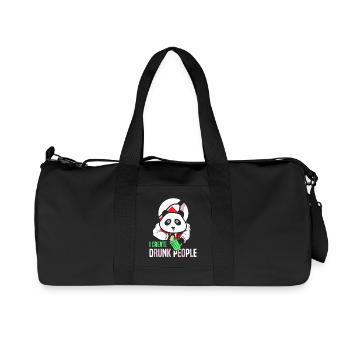 waiter bartender bartender bartender barchef - Recycled Canvas Sports Bag by Stanley/Stella - black - Front