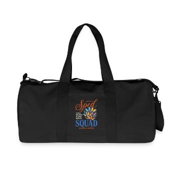 Sped Squad Butterfly Special Education Teacher - Recycled Canvas Sports Bag by Stanley/Stella - black - Front