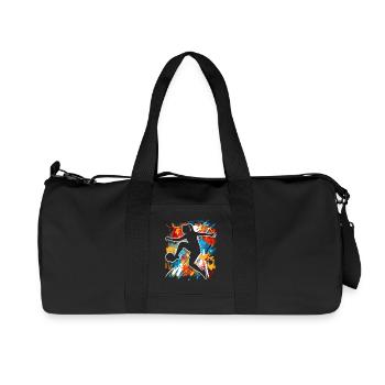 Football féminin - Sac de sport en toile recyclée Stanley/Stella - noir - Devant