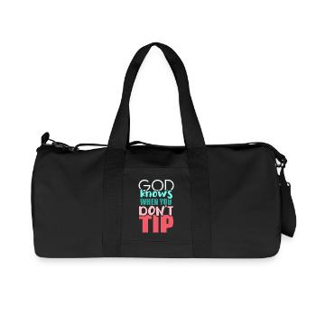 Kellner Barkeeper Ober Bar Bartender barchef - Recycelte Canvas-Sporttasche von Stanley/Stella - Schwarz - Vorne