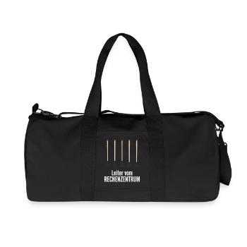 Rechenzentrum - Recycelte Canvas-Sporttasche von Stanley/Stella - Schwarz - Vorne