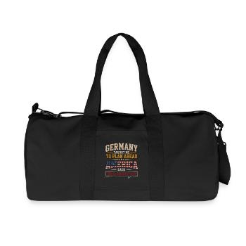 German American German Roots Pride - Recycled Canvas Sports Bag by Stanley/Stella - black - Front