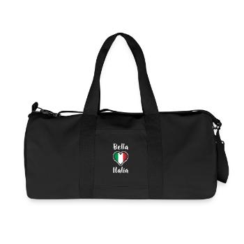 Bella Italia - Sac de sport en toile recyclée Stanley/Stella - noir - Devant