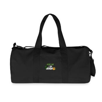 Küss mich ich bin Ire - Recycelte Canvas-Sporttasche von Stanley/Stella - Schwarz - Vorne