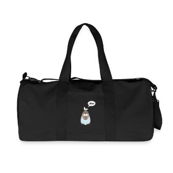 Moin, Sea Lion, Seagull - Recycled Canvas Sports Bag by Stanley/Stella - black - Front