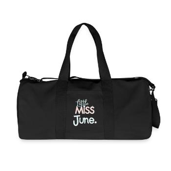 Juni Geburtstag Mädchen Miss June - Recycelte Canvas-Sporttasche von Stanley/Stella - Schwarz - Vorne
