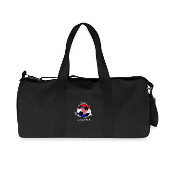 Croatia Soccer World Cup - Recycled Canvas Sports Bag by Stanley/Stella - black - Front