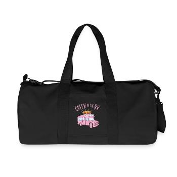 Queen of the Camper - Recycled Canvas Sports Bag by Stanley/Stella - black - Front