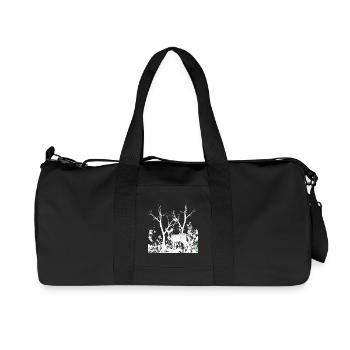deer - Recycled Canvas Sports Bag by Stanley/Stella - black - Front