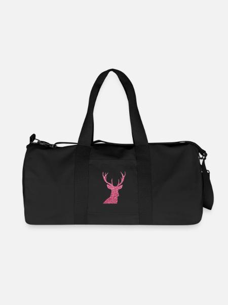Hirsch - Recycelte Canvas-Sporttasche von Stanley/Stella - Schwarz