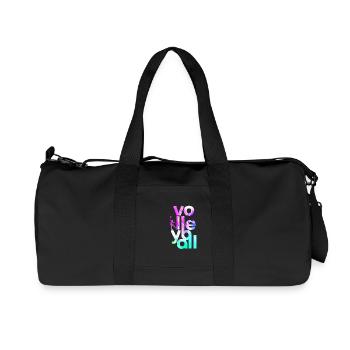 volley-ball - Sac de sport en toile recyclée Stanley/Stella - noir - Devant