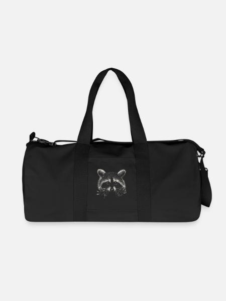 Waschbär - Recycelte Canvas-Sporttasche von Stanley/Stella - Schwarz