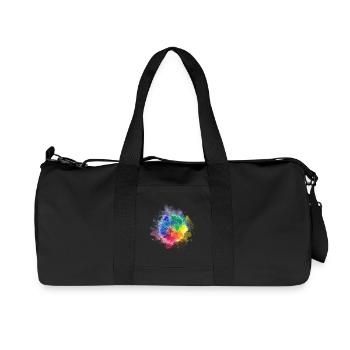 Colour Splash - Recycled Canvas Sports Bag by Stanley/Stella - black - Front