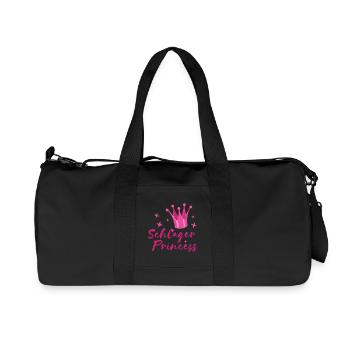 Schlager Princess folk music Schlagerfan Krone - Recycled Canvas Sports Bag by Stanley/Stella - black - Front