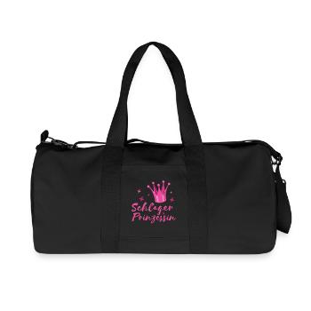 Schlager Princess Schlagerfan Krone folk music - Recycled Canvas Sports Bag by Stanley/Stella - black - Front