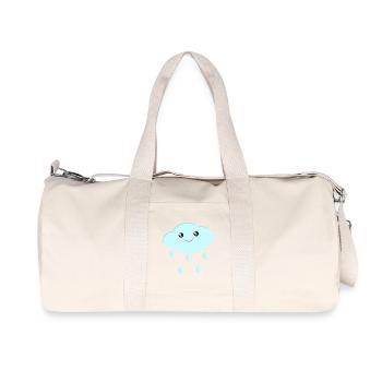 Nuage mignon cadeau de style kawaii nuage pour les enfants - Sac de sport en toile recyclée Stanley/Stella - blanc naturel - Devant