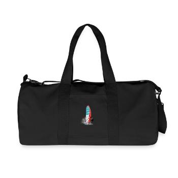 windsurfing - Recycled Canvas Sports Bag by Stanley/Stella - black - Front