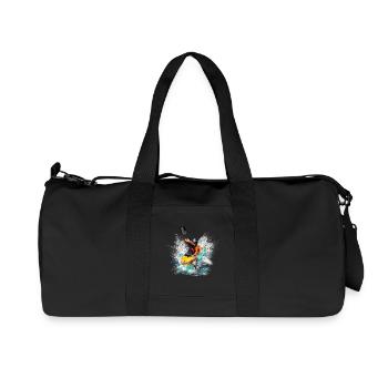 kayaking - Recycled Canvas Sports Bag by Stanley/Stella - black - Front