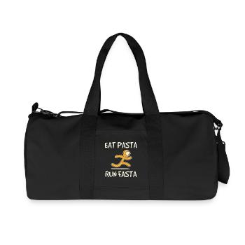Pasta Asciuta Pasta Italy Food Favorite Food - Recycled Canvas Sports Bag by Stanley/Stella - black - Front