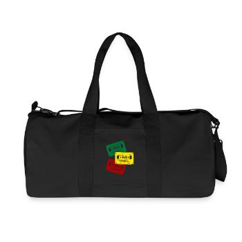 Cassette Colors Trio - Sac de sport en toile recyclée Stanley/Stella - noir - Devant