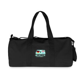 Allemagne et Pays-Bas 100 % génial / cadeau - Sac de sport en toile recyclée Stanley/Stella - noir - Devant