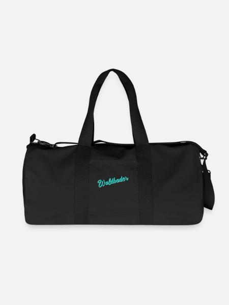 Waldbader Wald Waldbaden Bäume Natur Geschenk - Recycelte Canvas-Sporttasche von Stanley/Stella - Schwarz
