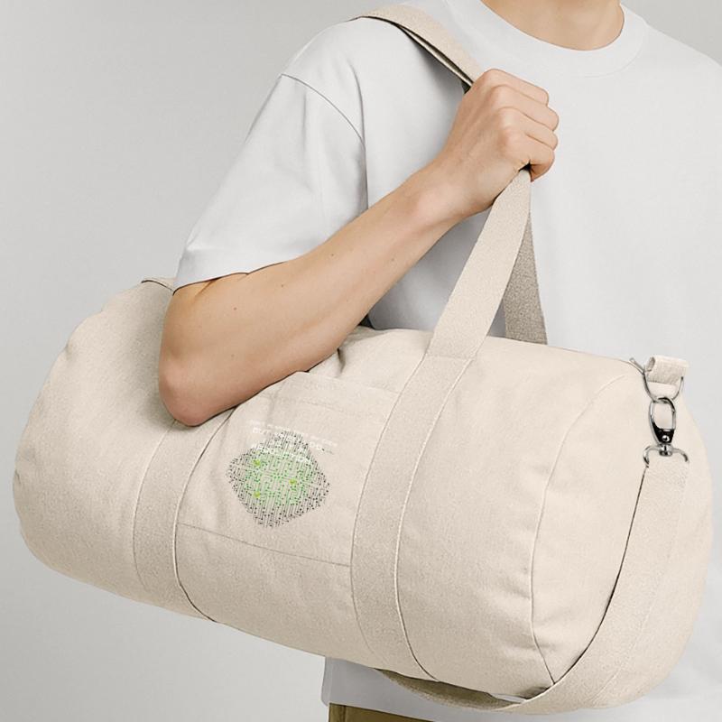 test code nerd joke spruch pc programmierer geek i Recycelte Canvas-Sporttasche von Stanley/Stella