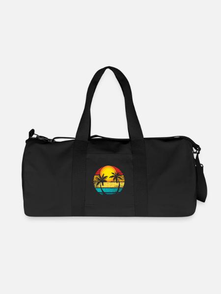 Sommer - Sonne - Sonnenschein - Recycelte Canvas-Sporttasche von Stanley/Stella - Schwarz